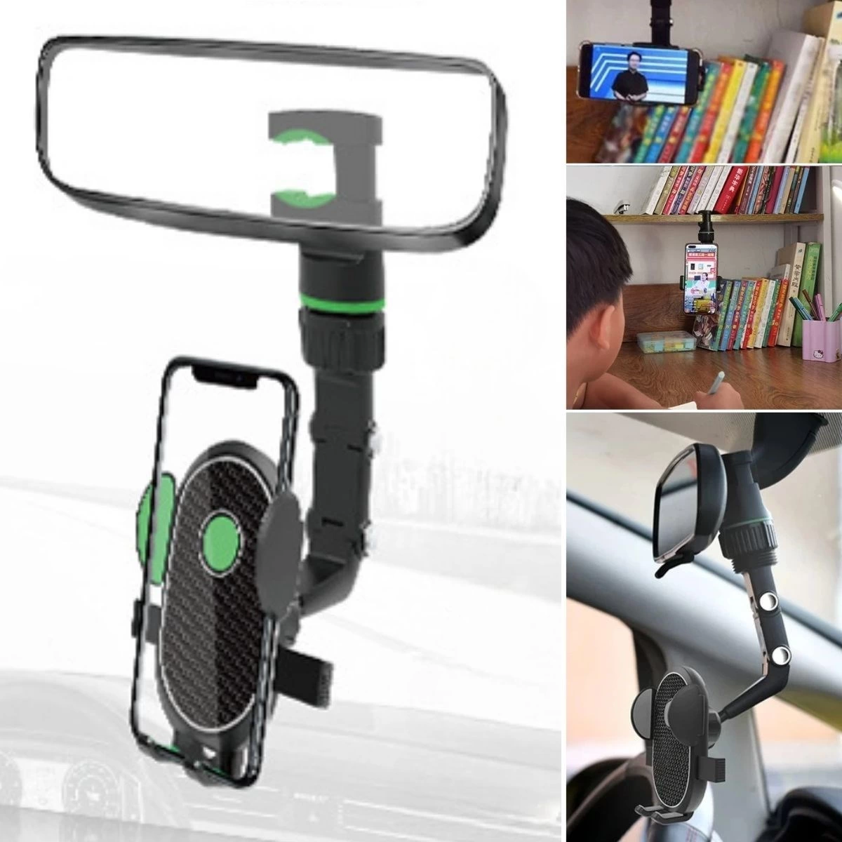 Dikiz Aynasına Takılabilen Eklemli Telefon Tutucu Aparat ( Lisinya ) Dikiz Aynasına Takılabilen Eklemli Telefon Tutucu Aparat ( Lisinya )