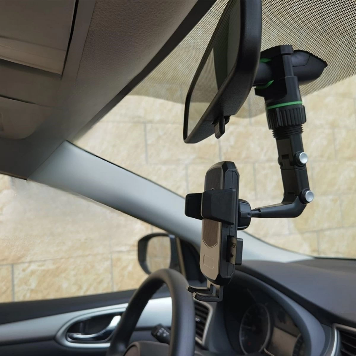 Dikiz Aynasına Takılabilen Eklemli Telefon Tutucu Aparat ( Lisinya ) Dikiz Aynasına Takılabilen Eklemli Telefon Tutucu Aparat ( Lisinya )