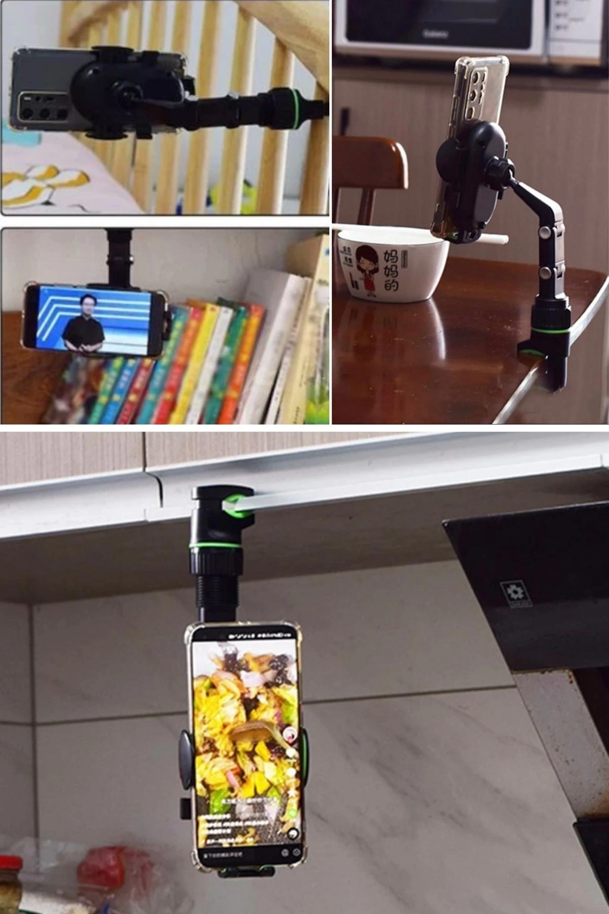 Dikiz Aynasına Takılabilen Eklemli Telefon Tutucu Aparat ( Lisinya ) Dikiz Aynasına Takılabilen Eklemli Telefon Tutucu Aparat ( Lisinya )