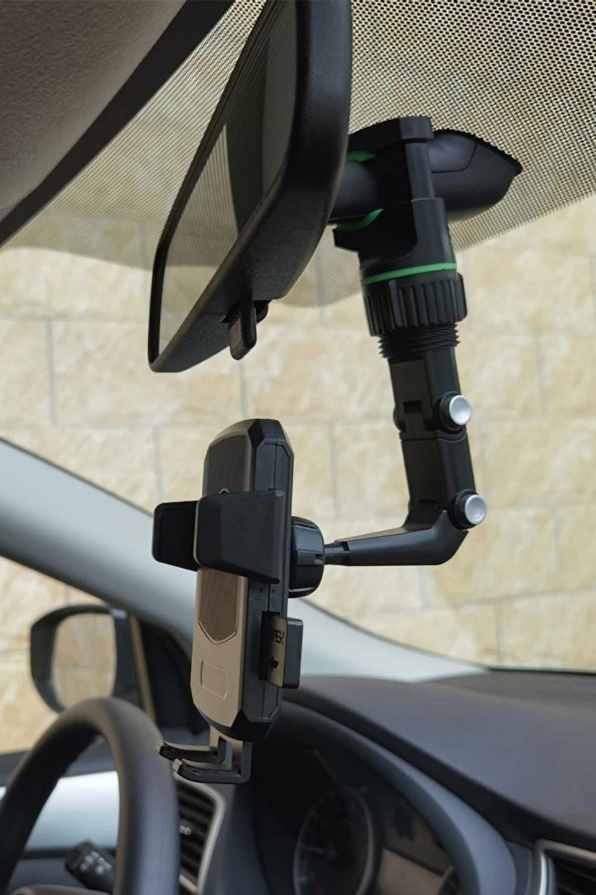 Dikiz Aynasına Takılabilen Eklemli Telefon Tutucu Aparat ( Lisinya ) Dikiz Aynasına Takılabilen Eklemli Telefon Tutucu Aparat ( Lisinya )