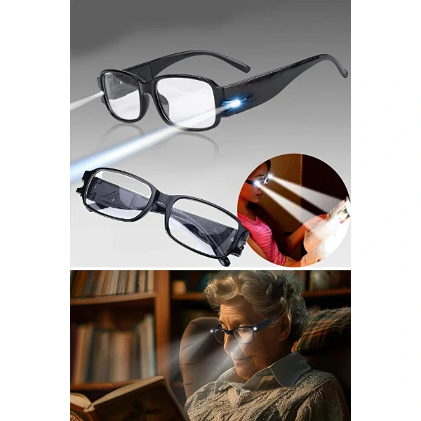 Dinlendirici Led Işıklı Okuma Gözlüğü ( Lisinya ) Dinlendirici Led Işıklı Okuma Gözlüğü ( Lisinya )