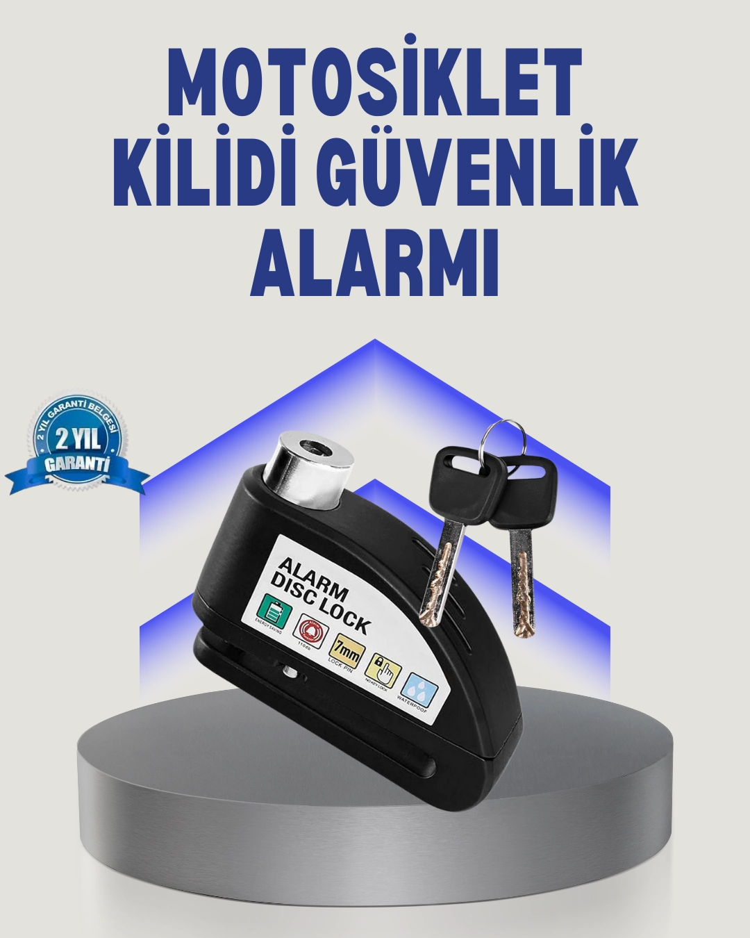 Disk Fren Kilidi Alarmlı Anti Hırsızlık Motosiklet Scooter Bisiklet ( Lisinya ) Disk Fren Kilidi Alarmlı Anti Hırsızlık Motosiklet Scooter Bisiklet ( Lisinya )