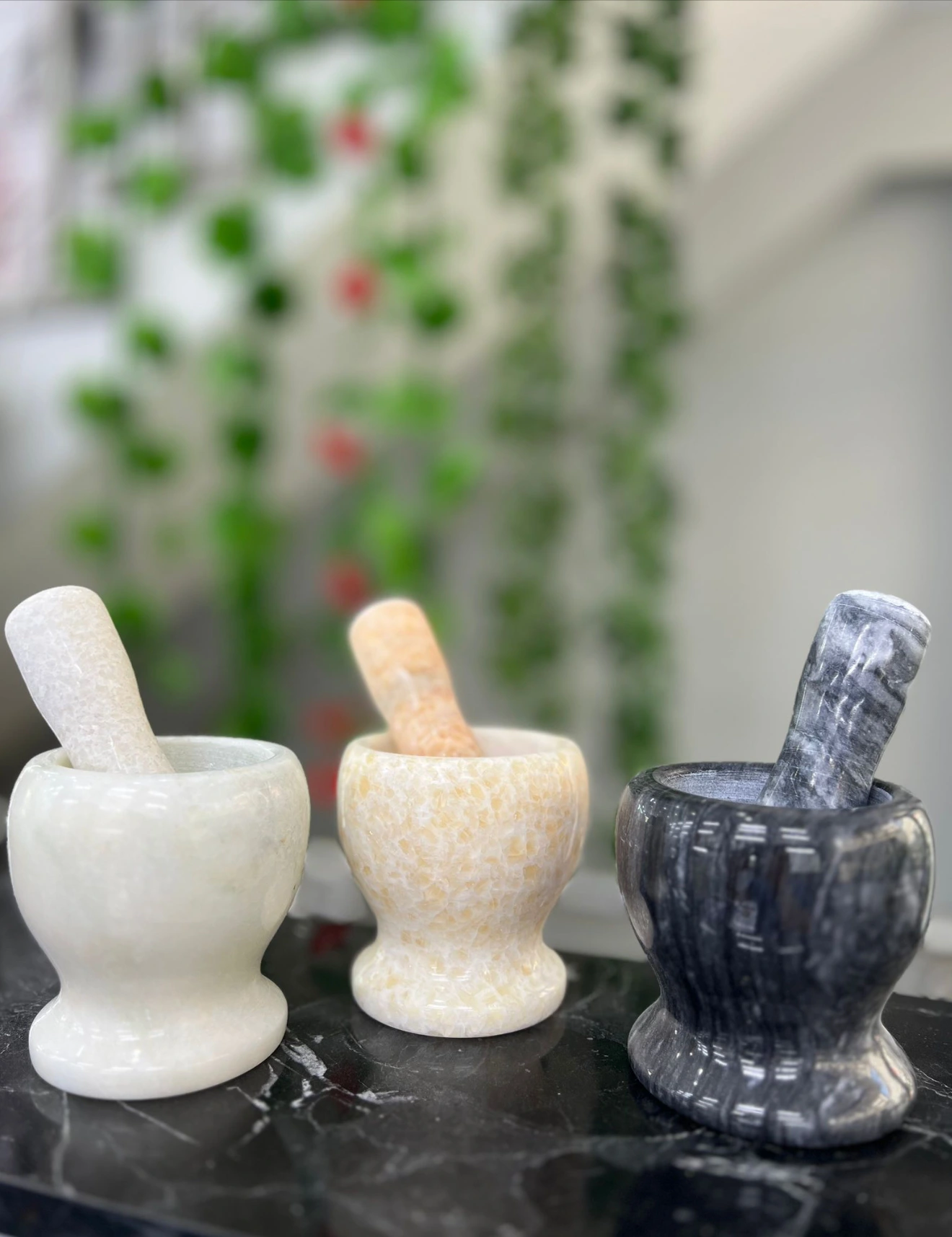 Doğal Cilalı Mermer Havan ( Lisinya ) Doğal Cilalı Mermer Havan ( Lisinya )