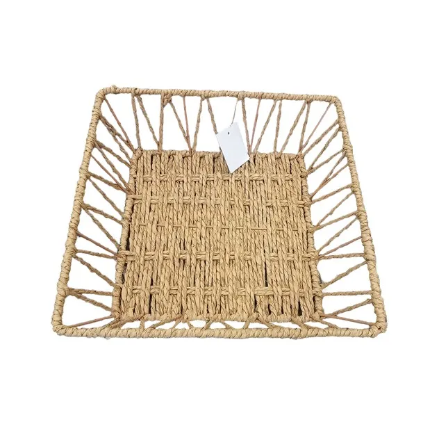 Doğal Örgü Kare Sepet ( Lisinya ) Doğal Örgü Kare Sepet ( Lisinya )