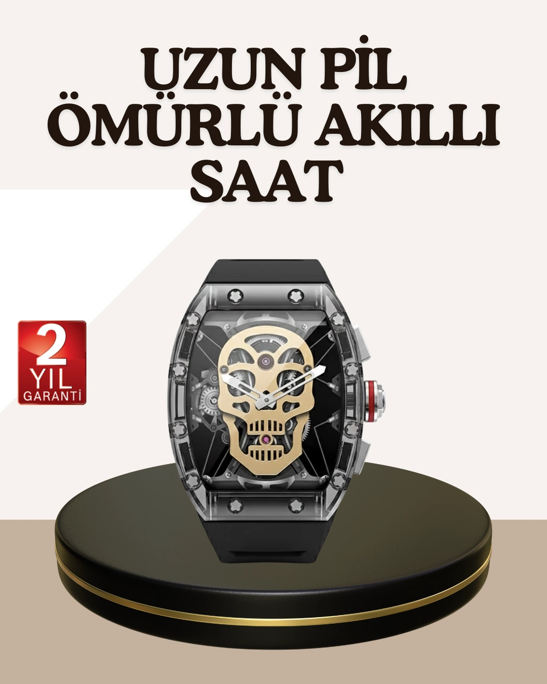 Dokunmatik Akıllı Saat Sesli Asistanlı Geniş Özellikli ( Lisinya )