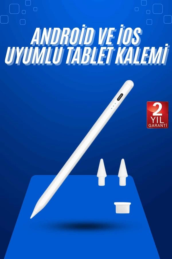 Dokunmatik Kalem Tablet Kalemi Çizim Stylus Kalem Yedek Uçlu ( Lisinya )
