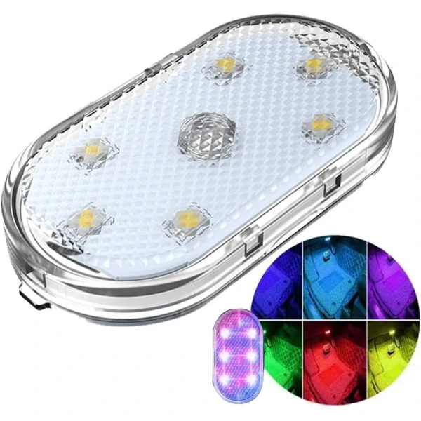 Dokunmatik Mini 6 Led Rgb Işık ( Lisinya )