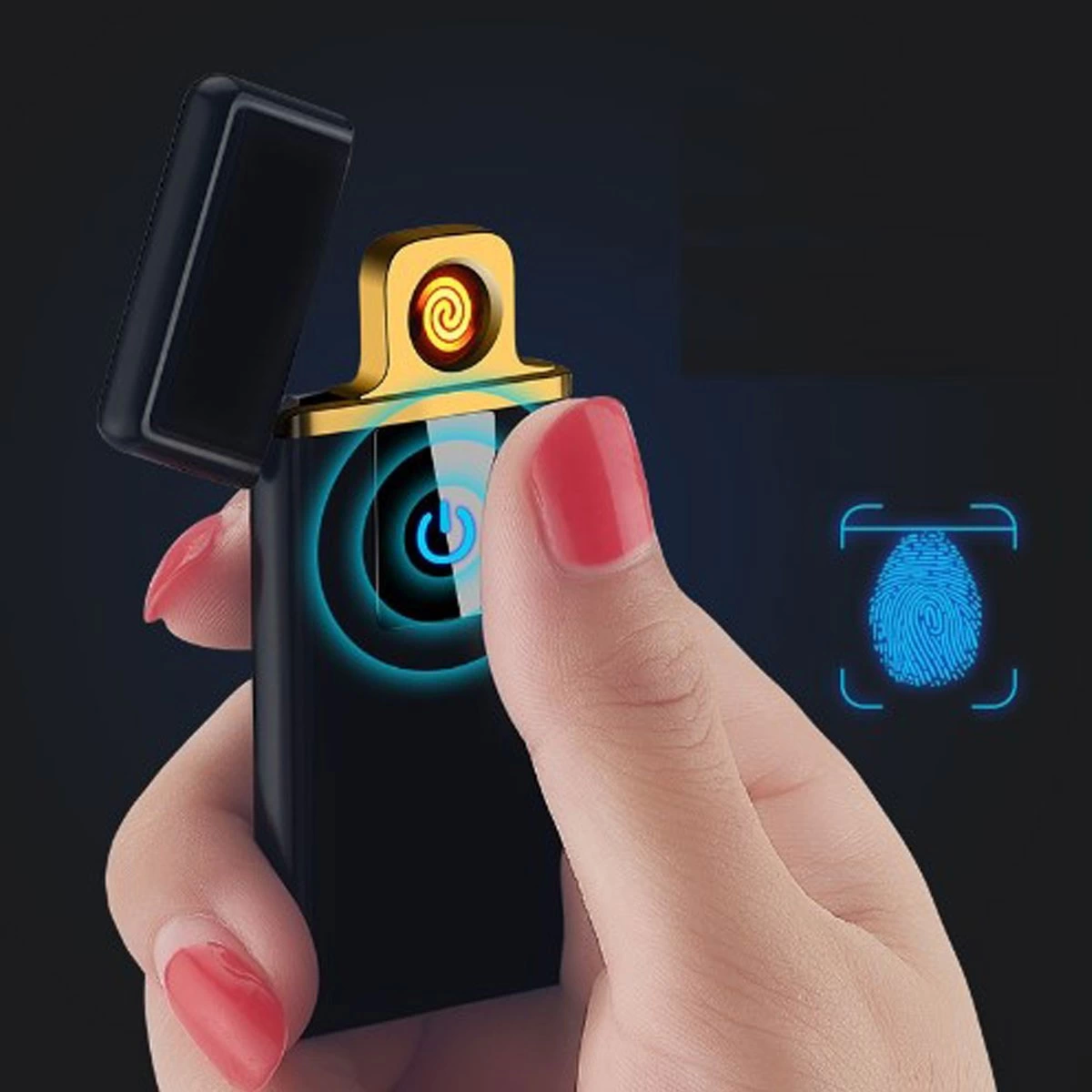 Dokunmatik Parmak İzli Usb Çakmak ( Lisinya ) Dokunmatik Parmak İzli Usb Çakmak ( Lisinya )
