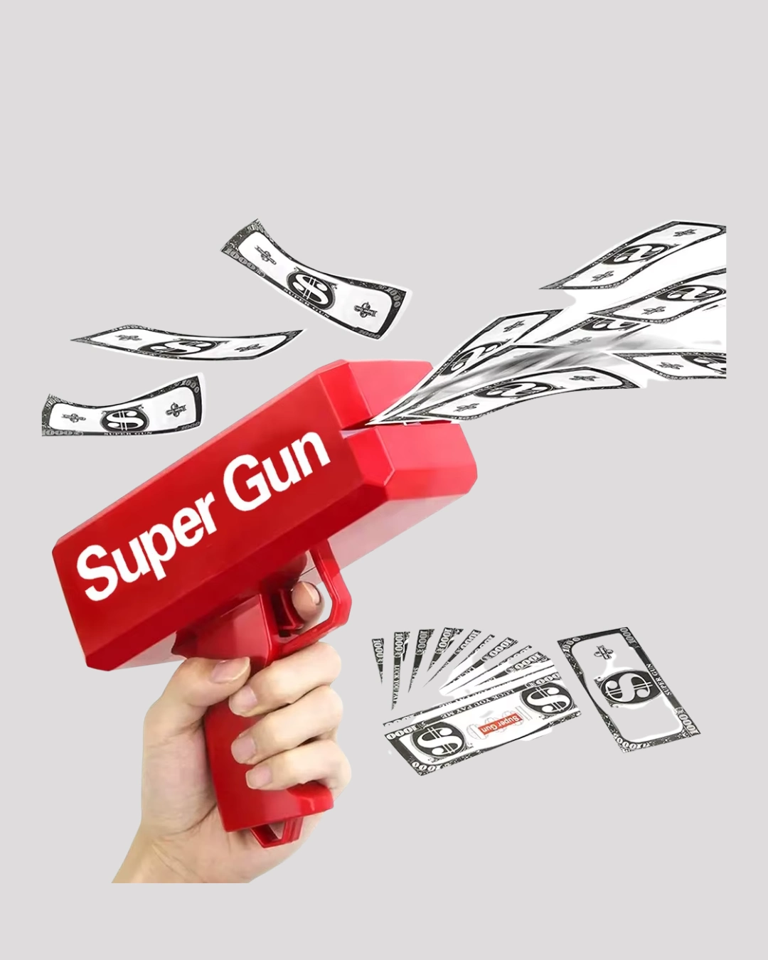 Dolar Boyutunda Kâğıt Atışı Yapan Pil İle Çalışan Oyuncak Tabanca ( Lisinya )