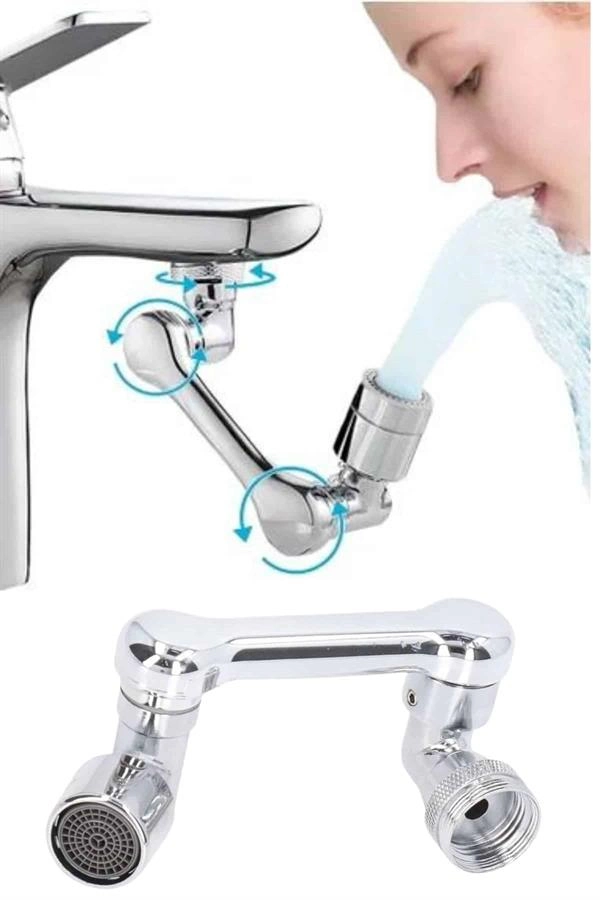 Dönebilen Musluk Başlığı Akrobat Mutfak Banyo Musluk Ucu Başlığı Oynar Başlıklı ( Lisinya ) Dönebilen Musluk Başlığı Akrobat Mutfak Banyo Musluk Ucu Başlığı Oynar Başlıklı ( Lisinya )
