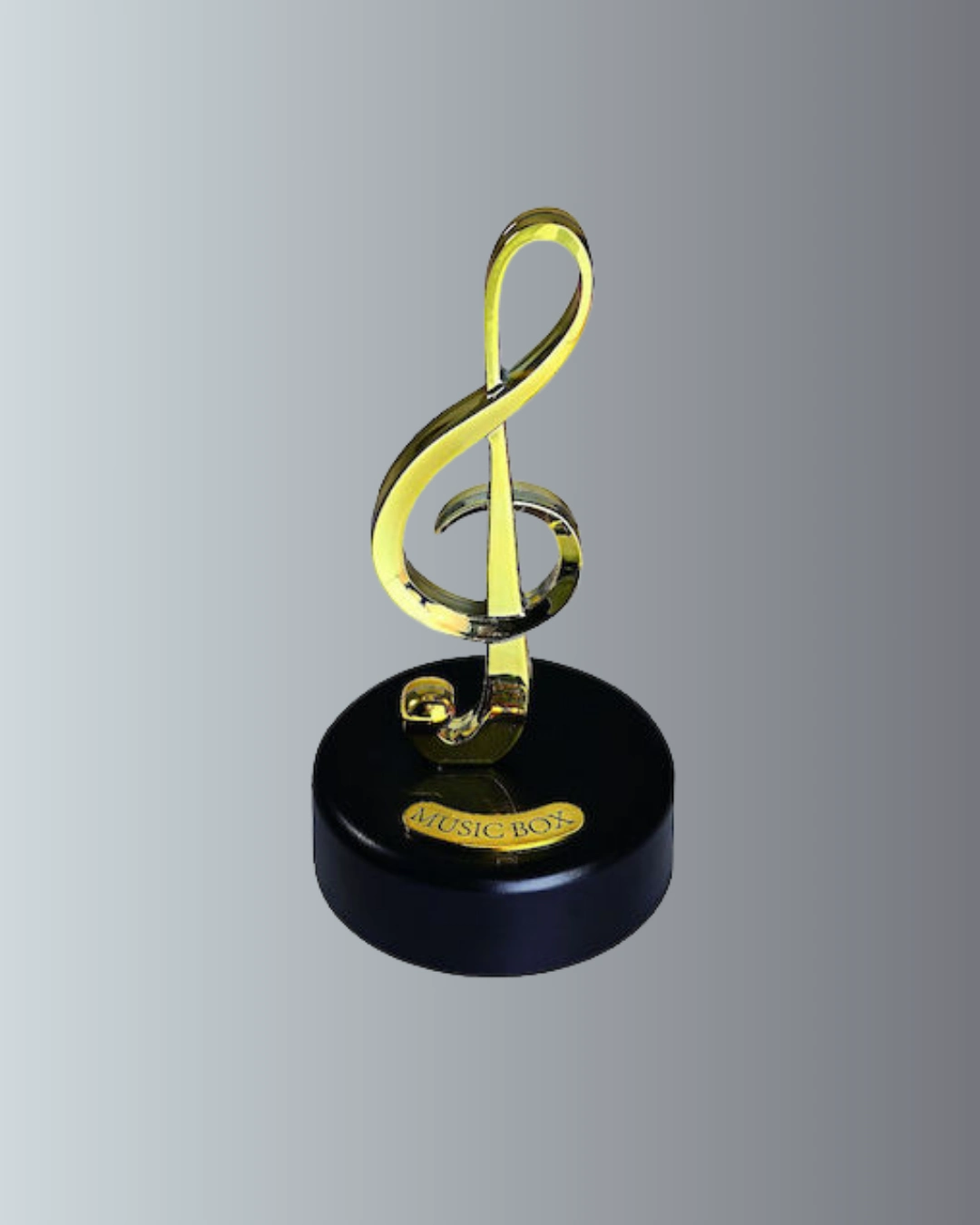 Dönen Sol Anahtarı Figürlü Müzik Kutusu Şık Hediyelik Dekor ( Lisinya ) Dönen Sol Anahtarı Figürlü Müzik Kutusu Şık Hediyelik Dekor ( Lisinya )