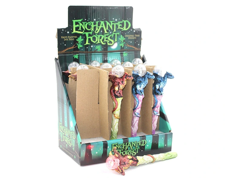 Dragonlu Polyester Işıklı Tükenmez Kalem ( Lisinya ) Dragonlu Polyester Işıklı Tükenmez Kalem ( Lisinya )