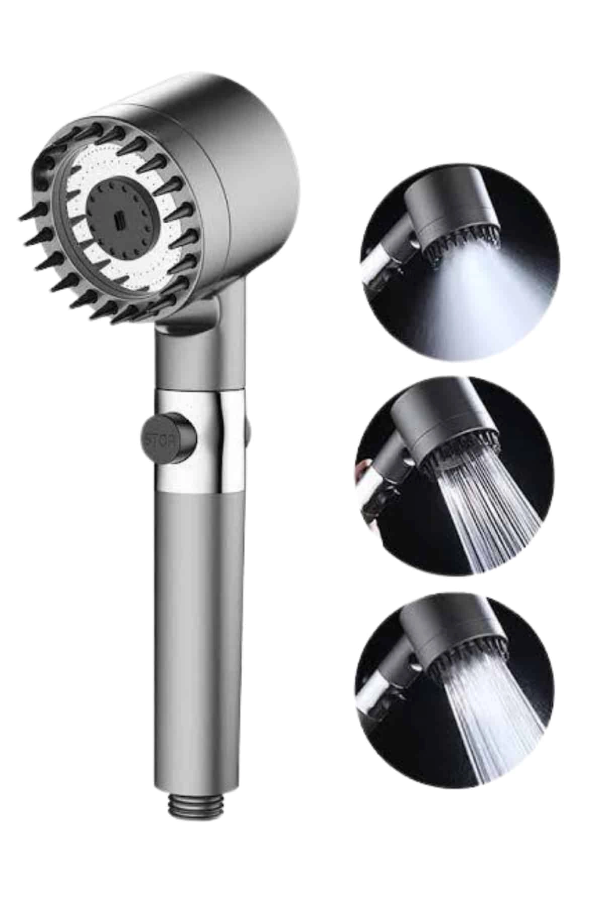 Duş Başlığı Profesyonel Masaj Başlıklı 3 Modlu Yeni Nesil Masaj Uçlu Su Tasarruflu ( Lisinya ) Duş Başlığı Profesyonel Masaj Başlıklı 3 Modlu Yeni Nesil Masaj Uçlu Su Tasarruflu ( Lisinya )