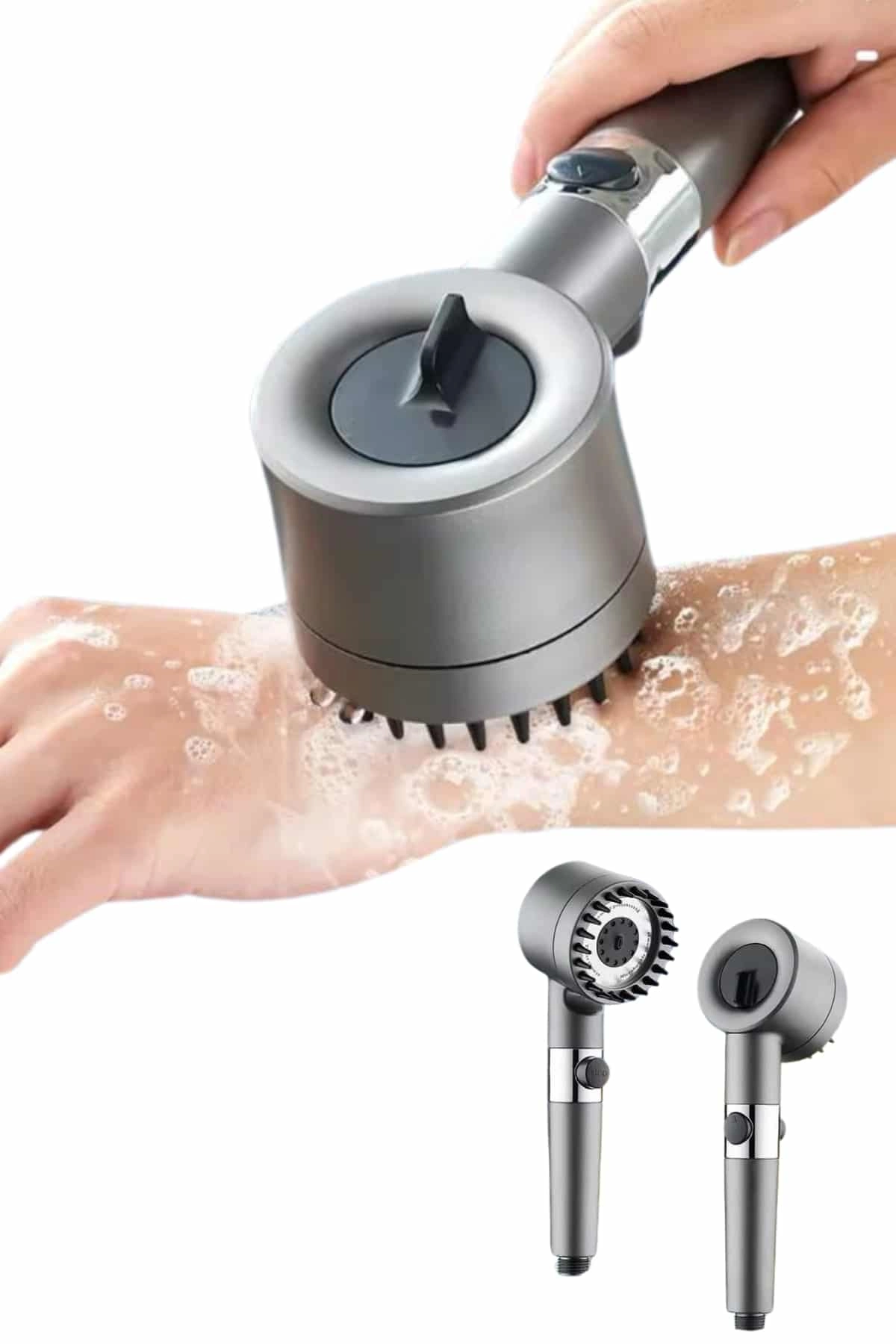 Duş Başlığı Yüksek Basınçlı Masaj Taraklı 3 Kademeli ( Lisinya )