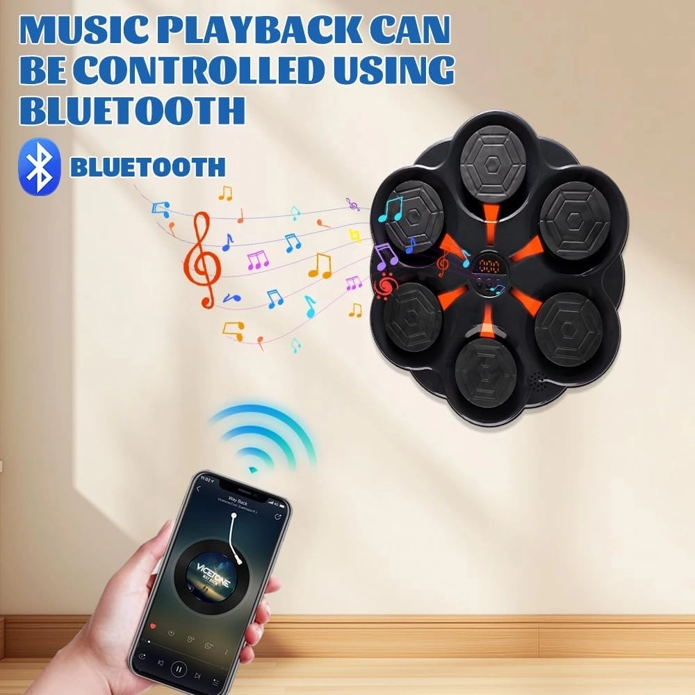 Duvar Boks Makinesi Müzikli Bluetooth Hoparlör Özellikli Led Işıklı Ritimli 9 Mod Seviye Ayarlı Box ( Lisinya ) Duvar Boks Makinesi Müzikli Bluetooth Hoparlör Özellikli Led Işıklı Ritimli 9 Mod Seviye Ayarlı Box ( Lisinya )