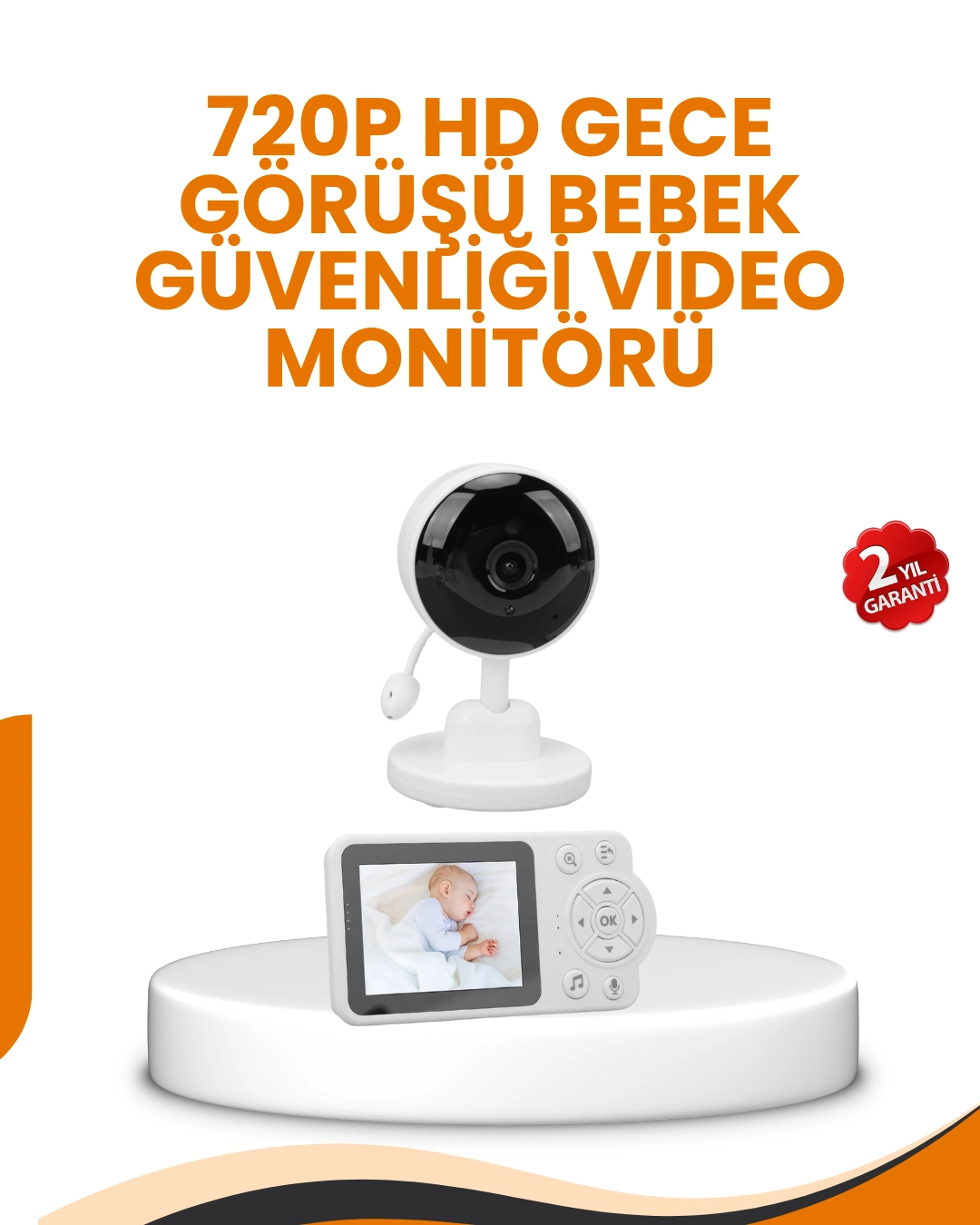 Ebeveyn Kontrollü 2.8 İnç Bebek Monitörü Güvenli İzleme ( Lisinya ) Ebeveyn Kontrollü 2.8 İnç Bebek Monitörü Güvenli İzleme ( Lisinya )