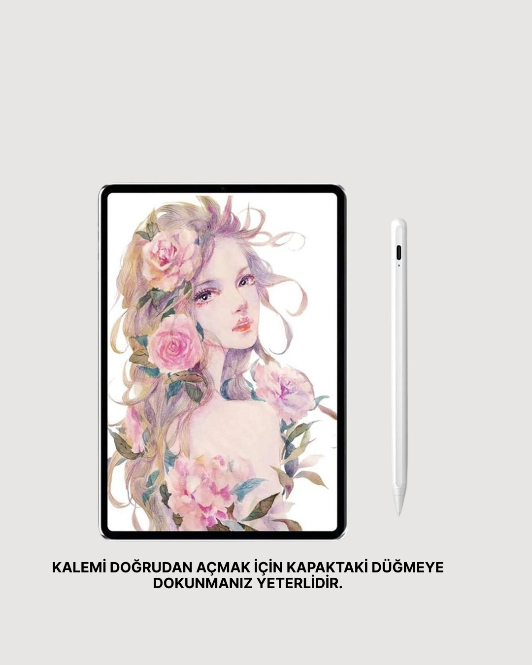 Eğim Sensörlü Dijital Kalem – Yüksek Hassasiyetli 1,0 Mm Uç, Uzun Pil Ömrü ( Lisinya )