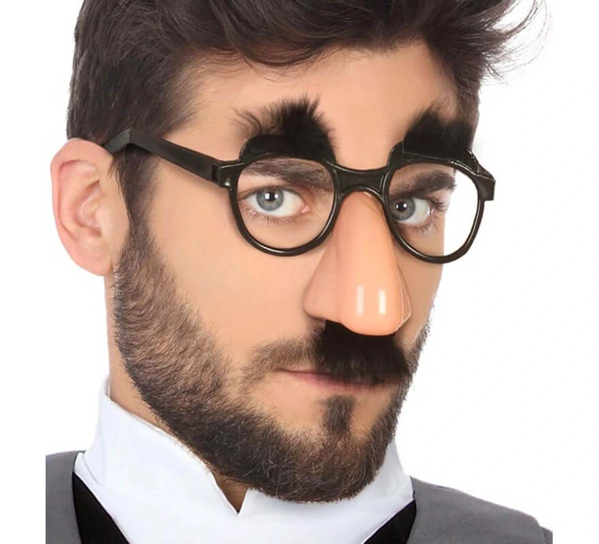 Eğlenceli Kılık Değiştirme Kaş Bıyık Mizah Gözlüğü 9x13 Cm ( Lisinya ) Eğlenceli Kılık Değiştirme Kaş Bıyık Mizah Gözlüğü 9x13 Cm ( Lisinya )