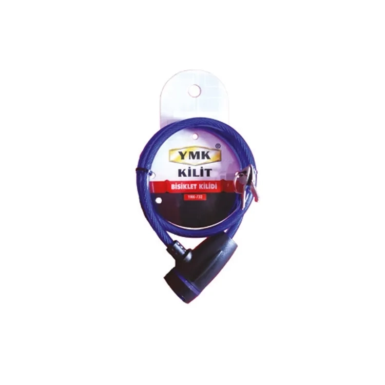 Eko Çelik Halatlı, İzoleli Bisiklet Kilidi - 8mm, 65 Cm ( Lisinya ) Eko Çelik Halatlı, İzoleli Bisiklet Kilidi - 8mm, 65 Cm ( Lisinya )