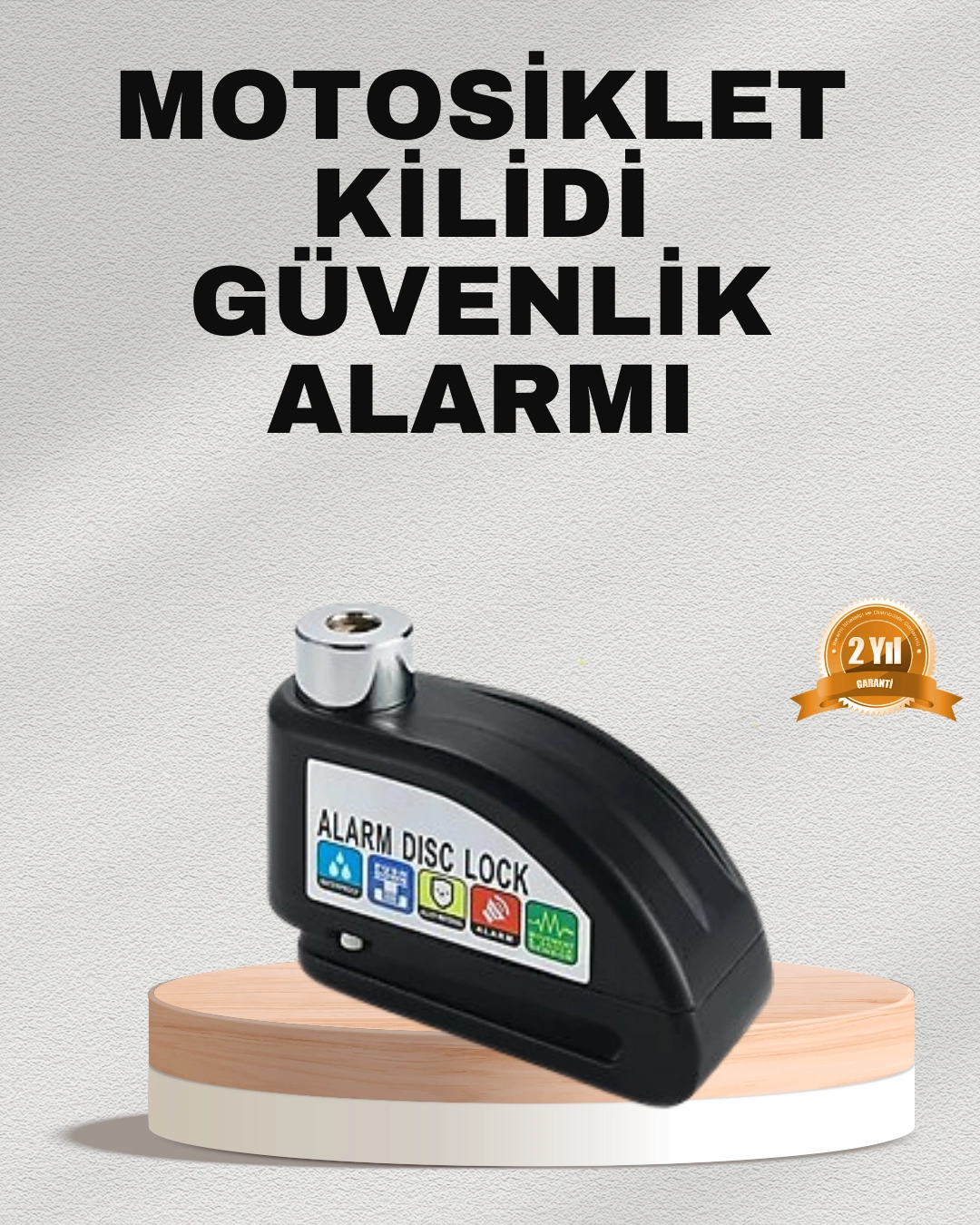 Ekonomik Alarm Disk Kilidi Motosiklet Scooter Bisiklet Güvenlik ( Lisinya ) Ekonomik Alarm Disk Kilidi Motosiklet Scooter Bisiklet Güvenlik ( Lisinya )