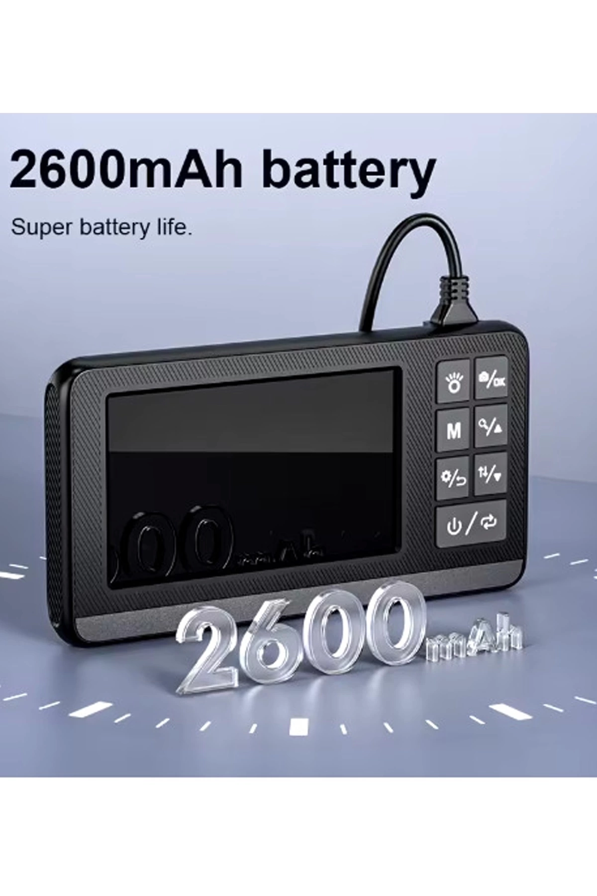 Ekranlı Çift Kameralı 10 Mt Sert Kablo Endoskop Kamera 8 Mm 4.3 Inc Hafıza Kart Destekli ( Lisinya ) Ekranlı Çift Kameralı 10 Mt Sert Kablo Endoskop Kamera 8 Mm 4.3 Inc Hafıza Kart Destekli ( Lisinya )