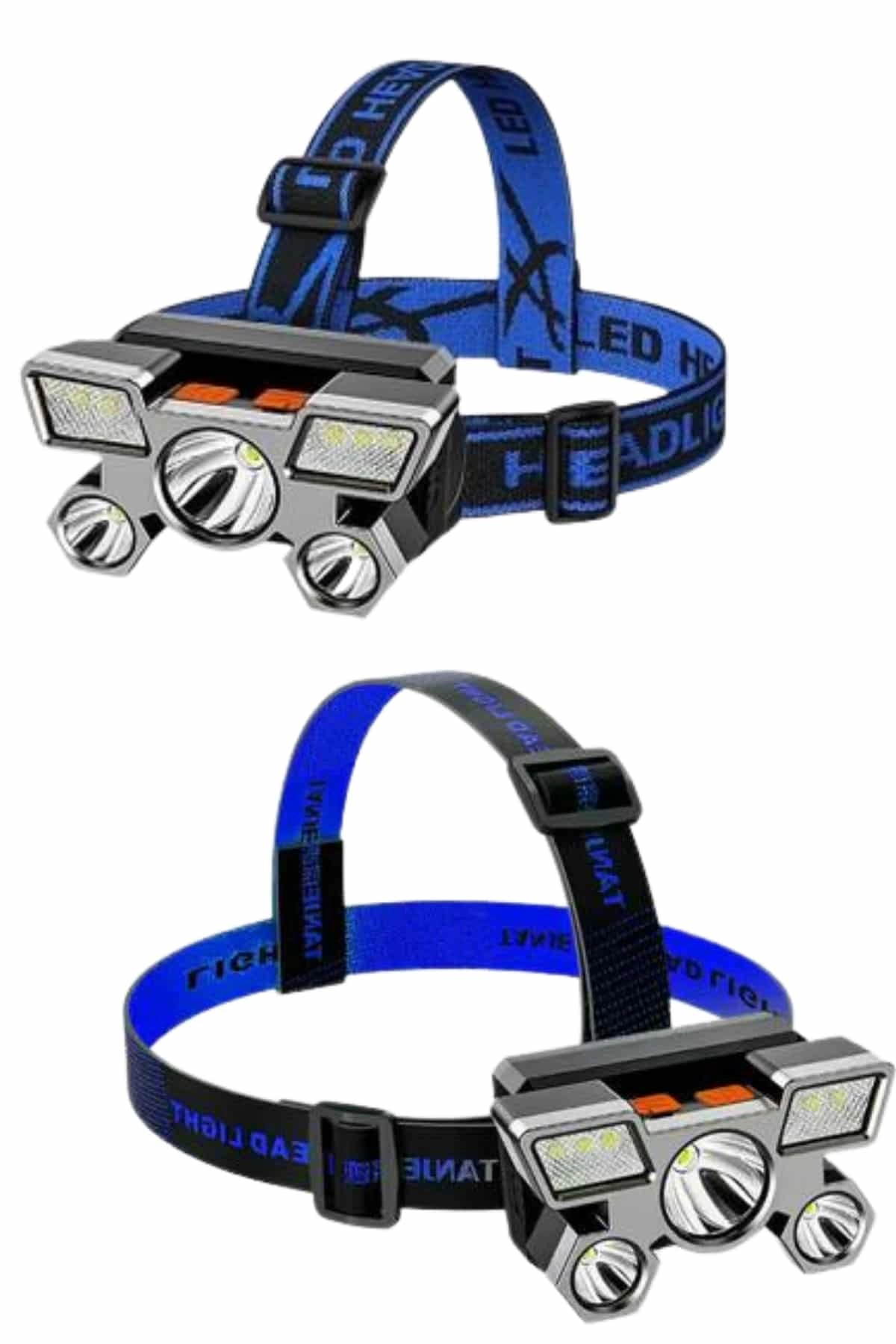 El Feneri Süper Kafa Lambası 4 Modlu 5 Led Kafa Feneri ( Lisinya )