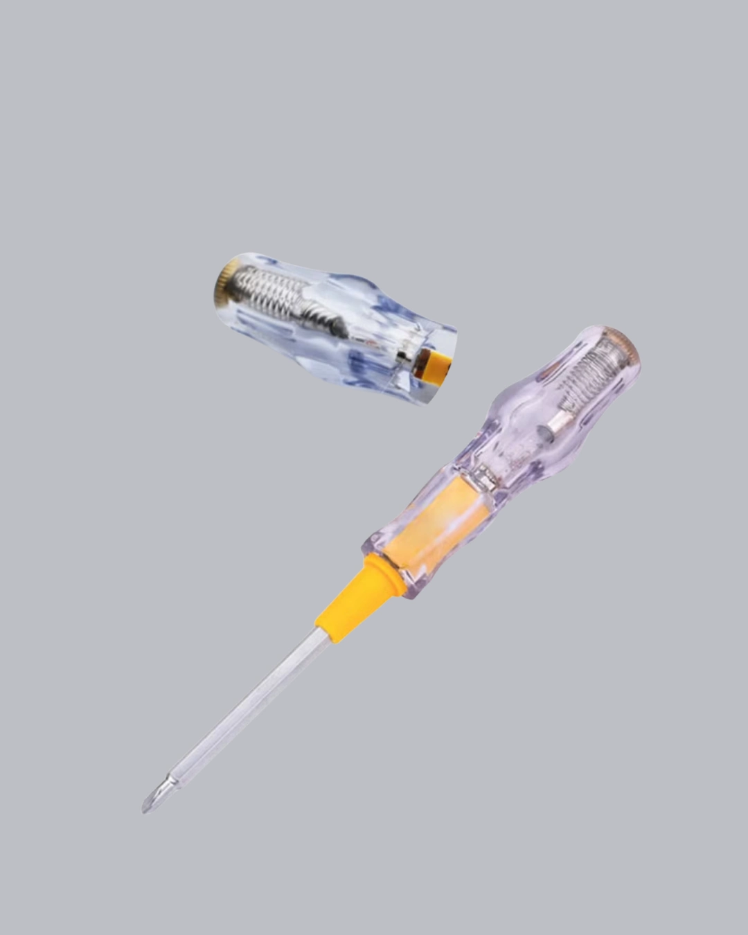 Elektrik Test Kalemi Neon Işıklı Nikel Kaplama 110-220v Dirençli ( Lisinya )