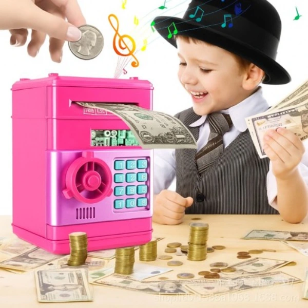 Elektronik Şifreli Kasa Otomatik Atm Kumbara ( Lisinya ) Elektronik Şifreli Kasa Otomatik Atm Kumbara ( Lisinya )