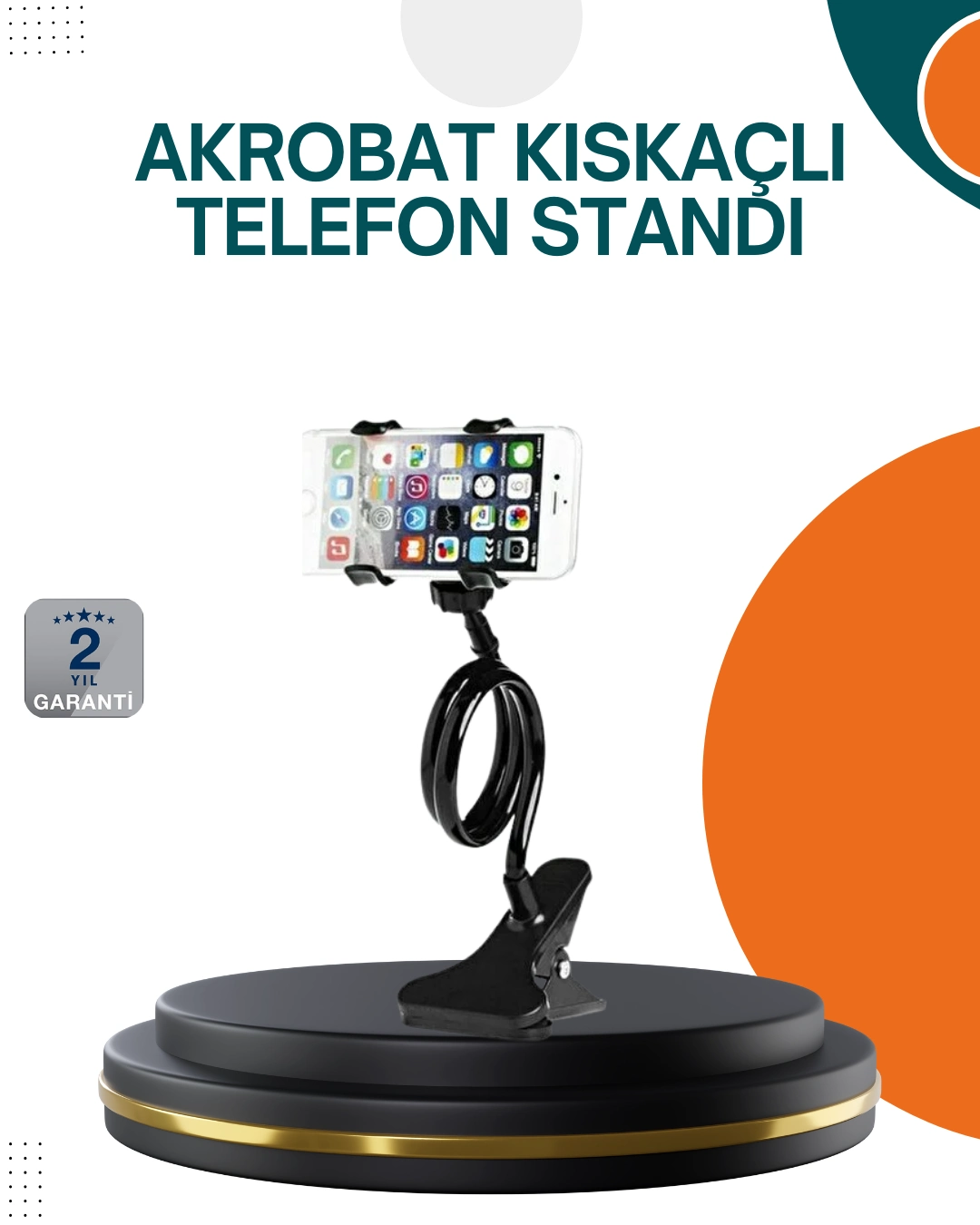 Eller Serbest Kullanım Sağlayan Masaüstü Telefon Tutucu ( Lisinya ) Eller Serbest Kullanım Sağlayan Masaüstü Telefon Tutucu ( Lisinya )