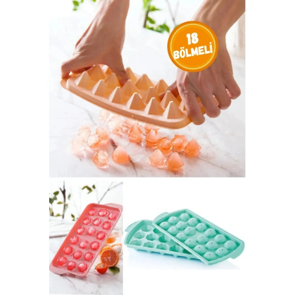 Elmas 18 Bölmeli Buz Kalıbı ( Lisinya ) Elmas 18 Bölmeli Buz Kalıbı ( Lisinya )