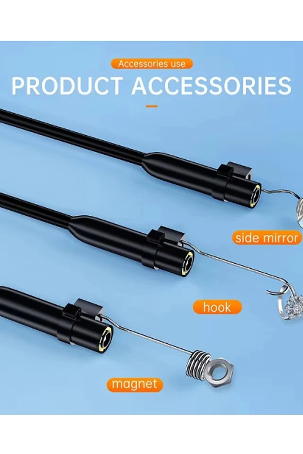 Endoskop Yılan Video Kamera Ios Ve Android Uyumlu Led’li 10 Metre 8 Mm Sert Kablo 2mp ( Lisinya ) Endoskop Yılan Video Kamera Ios Ve Android Uyumlu Led’li 10 Metre 8 Mm Sert Kablo 2mp ( Lisinya )