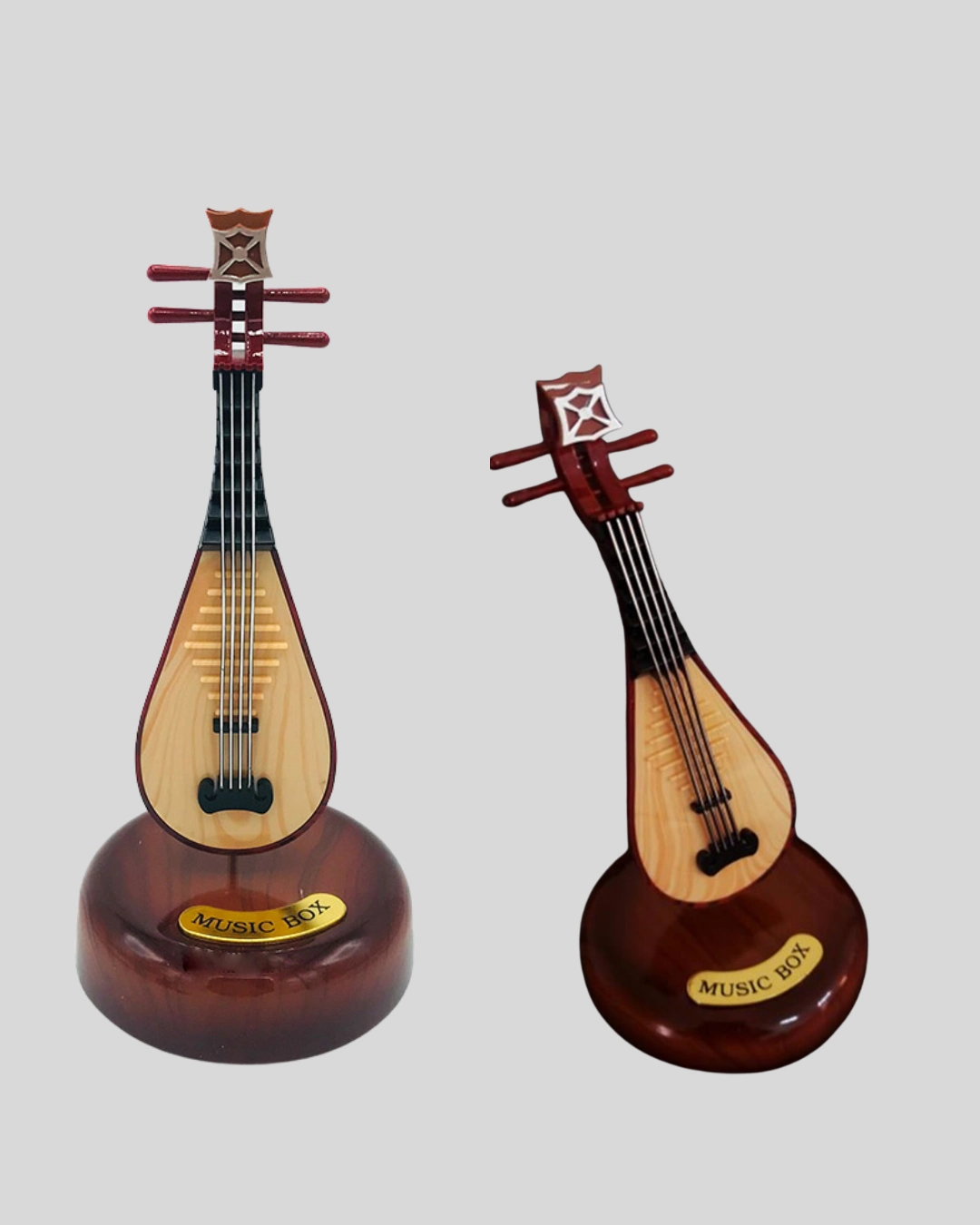 Enstrüman Figürlü Melodi Çalan Dekoratif Müzik Kutusu ( Lisinya )