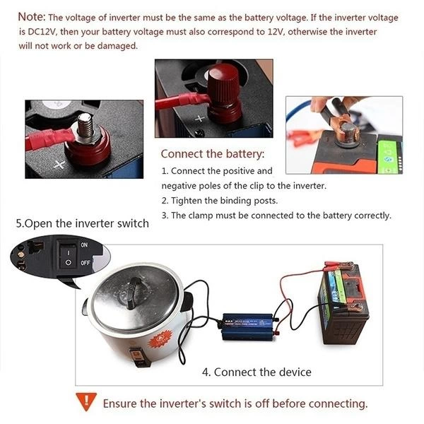 Lisinya 12v 2000w Modifiye Sınus İnvertör 220v Dij Göstergeli Taşınabilir Güç Kaynağı ( Lisinya )