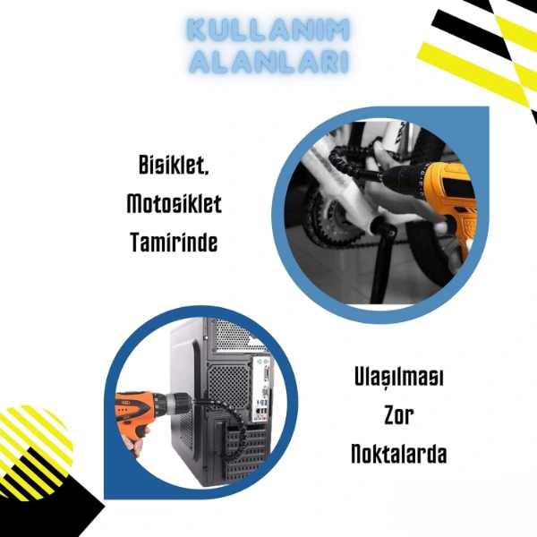 Esnek Şaftlı Tornavida Ucu Seti ( Lisinya ) Esnek Şaftlı Tornavida Ucu Seti ( Lisinya )