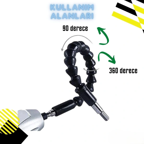 Esnek Şaftlı Tornavida Ucu Seti ( Lisinya ) Esnek Şaftlı Tornavida Ucu Seti ( Lisinya )
