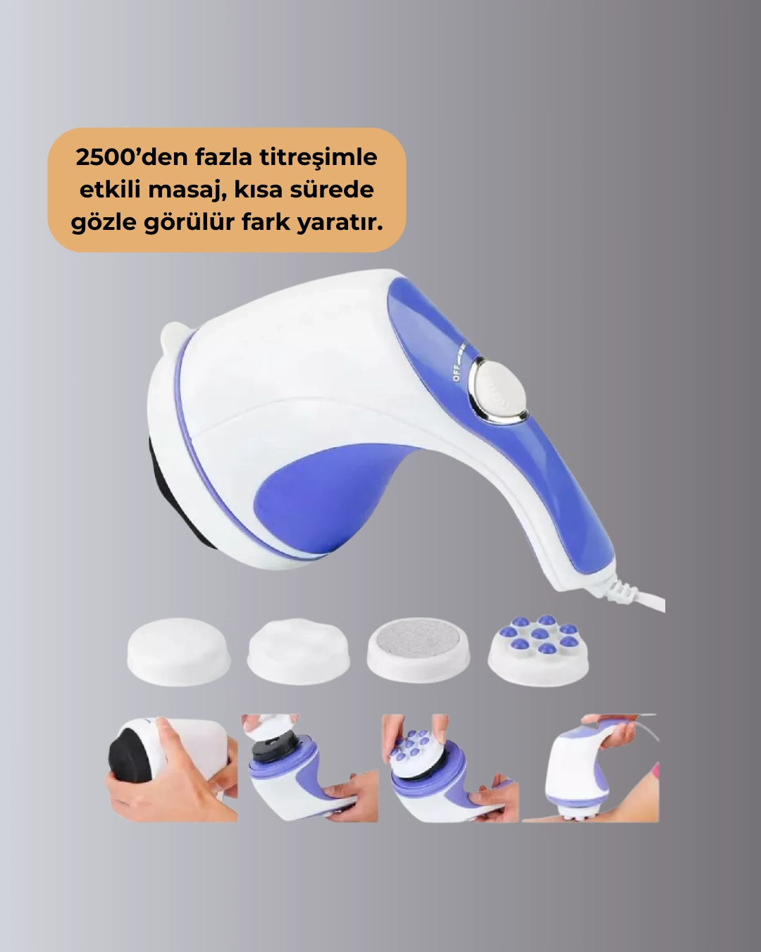 Ev Tipi Profesyonel Masaj Aleti – Tüm Vücut İçin Uygun ( Lisinya )