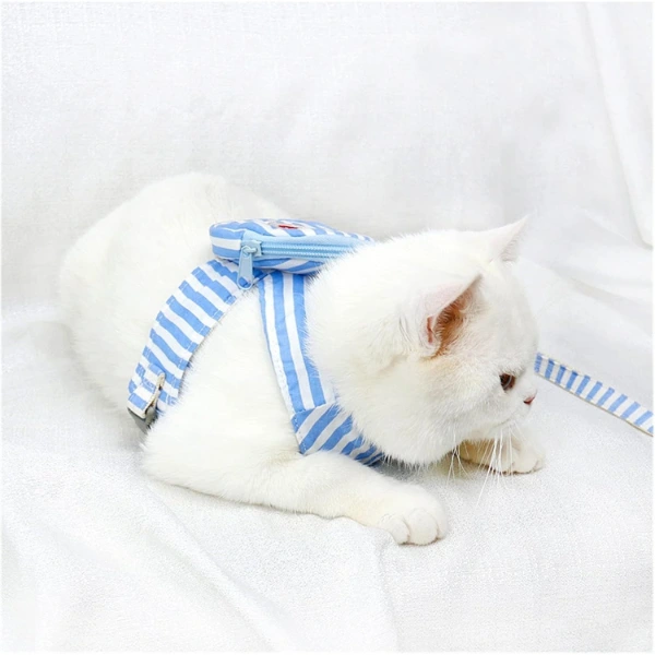 Evcil Hayvan Çantalı Göğüs Gezdirme Tasması Seti ( Lisinya )