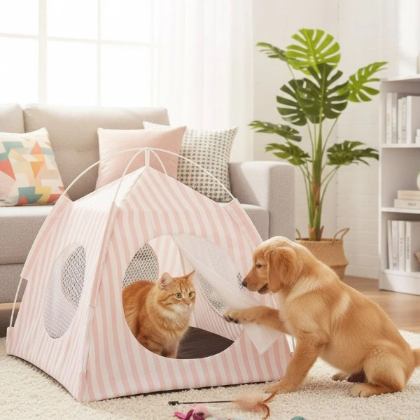 Evcil Hayvan Katlanabilir Oyun Çadırı ( Lisinya )