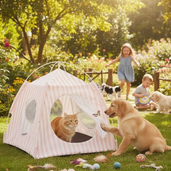 Evcil Hayvan Katlanabilir Oyun Çadırı ( Lisinya )