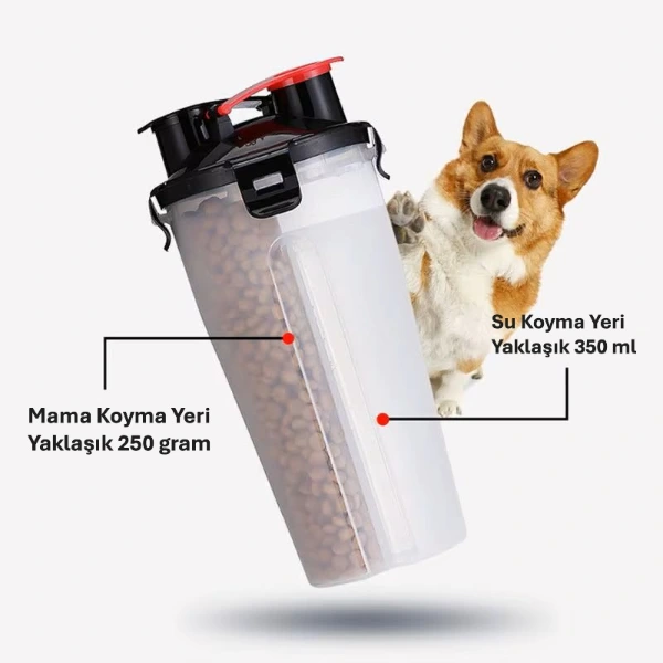 Evcil Hayvan Mama Ve Su Taşıma Seti ( Lisinya )