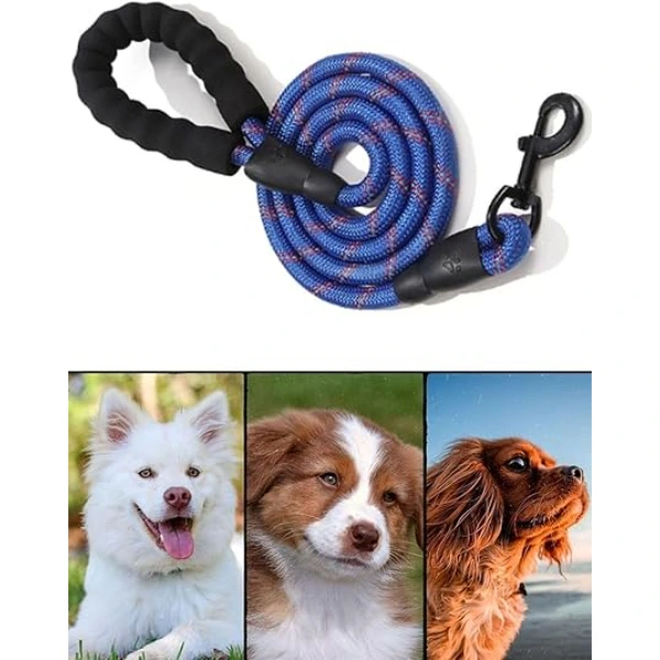 Evcil Hayvan Reflektörlü Fitil Gezdirme Tasması 10 Mm X 120 Cm ( Lisinya )