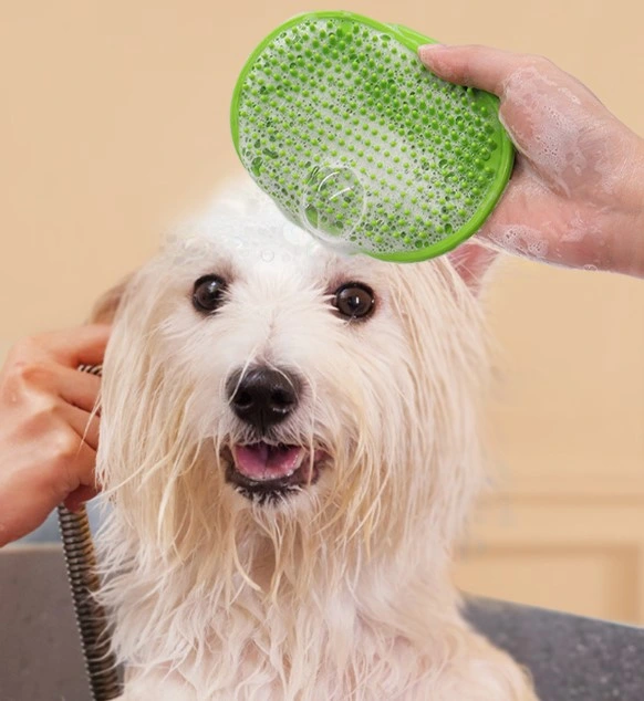 Evcil Hayvan Silikon Tüy Toplama Yıkama Fırçası ( Lisinya )