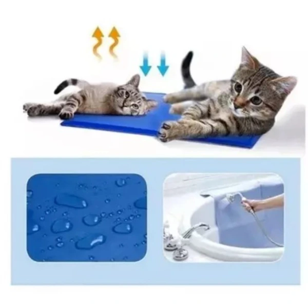 Evcil Hayvan Soğutucu Yatak Mat 81x96 Cm ( Lisinya )