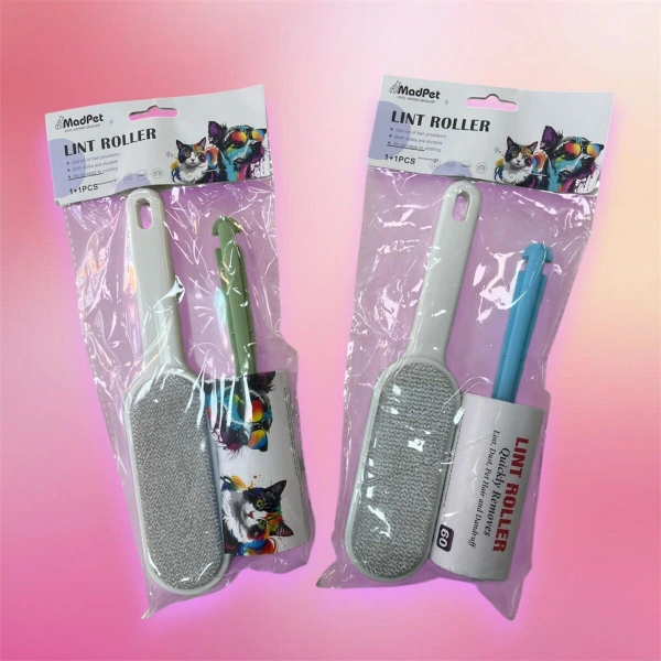 Evcil Hayvan Tüy Toplama Seti - 60 Yaprak Rulo Ve Manyetik Tüy Toplama Atı ( Lisinya )