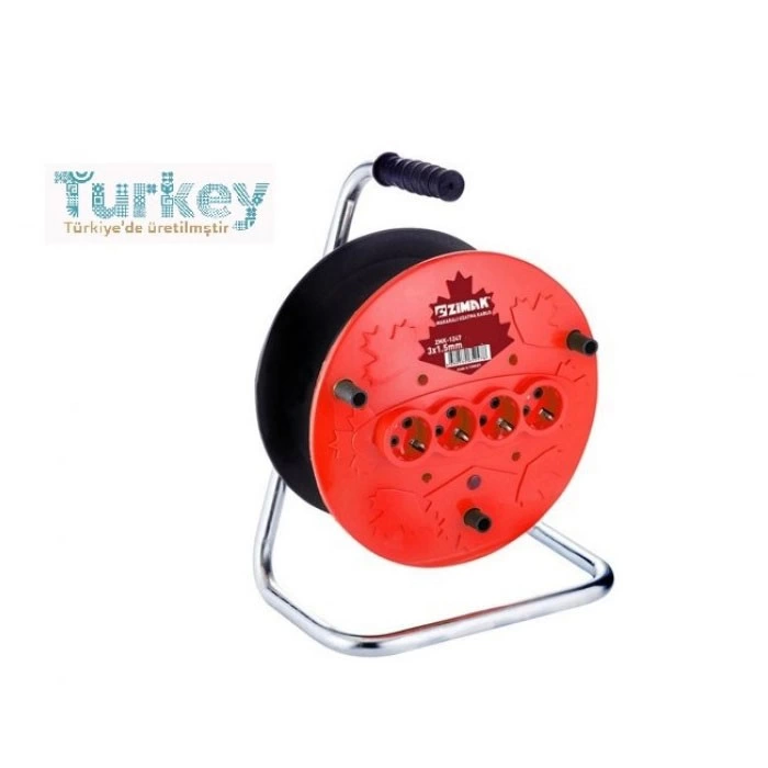 Extra 4lü Elektrik Seyyar Makaralı Uzatma Kablo 50 Metre Taşınabilir ( Lisinya ) Extra 4lü Elektrik Seyyar Makaralı Uzatma Kablo 50 Metre Taşınabilir ( Lisinya )