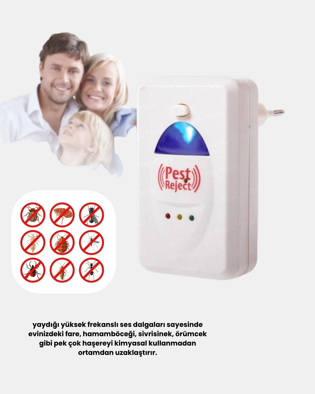 Fare, Sivrisinek Ve Böcek Kovucu Ultrasonik Cihaz – Güvenli Ve Kimyasalsız Çözüm ( Lisinya ) Fare, Sivrisinek Ve Böcek Kovucu Ultrasonik Cihaz – Güvenli Ve Kimyasalsız Çözüm ( Lisinya )