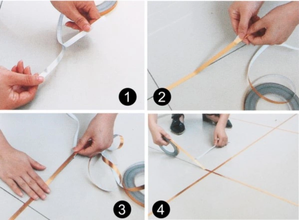 Fayans Arası İzolasyon Bantı Gold 0,5 Cm ( Lisinya )