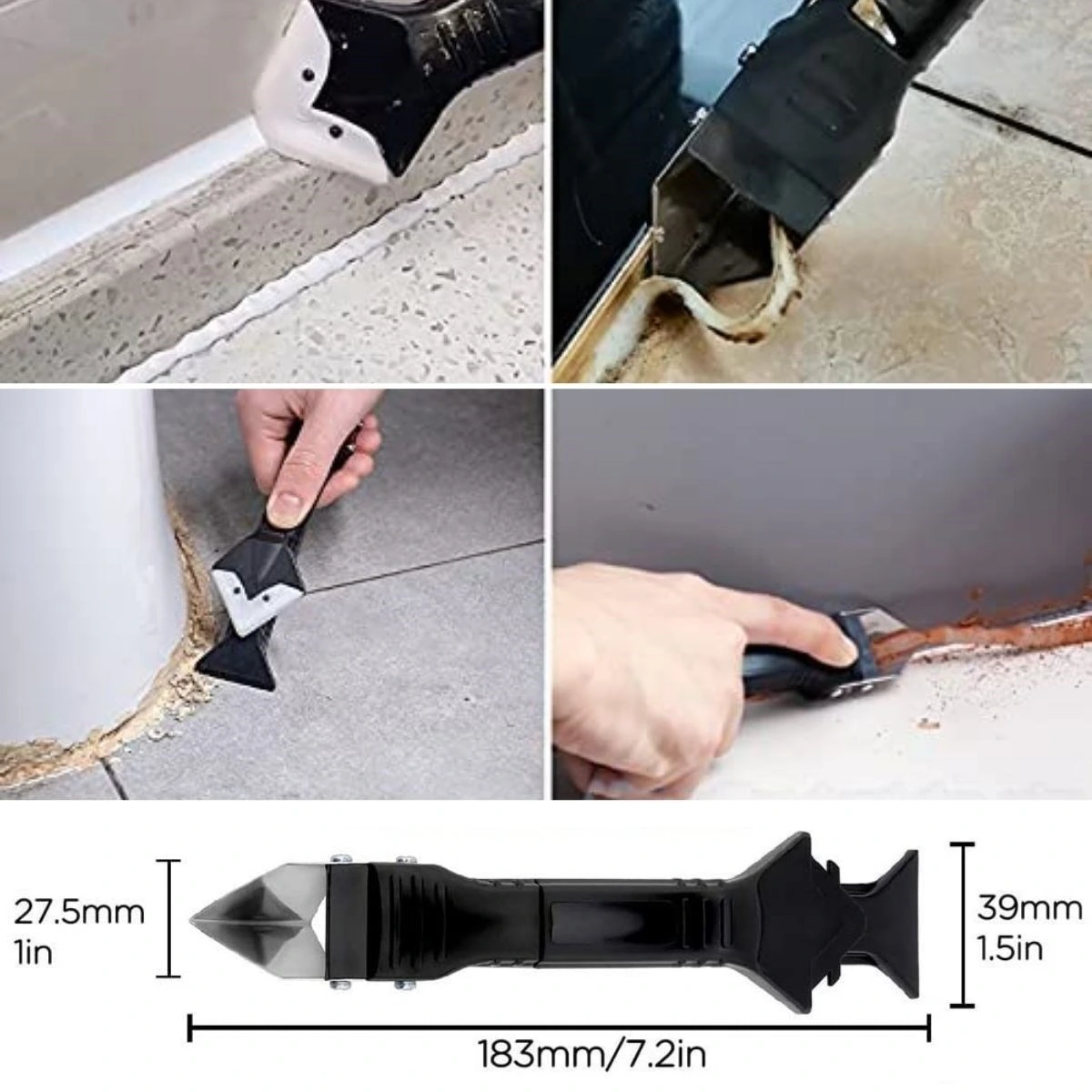 Fayans Derz Silikon Kazıyıcı Uygulayıcı ( Lisinya )