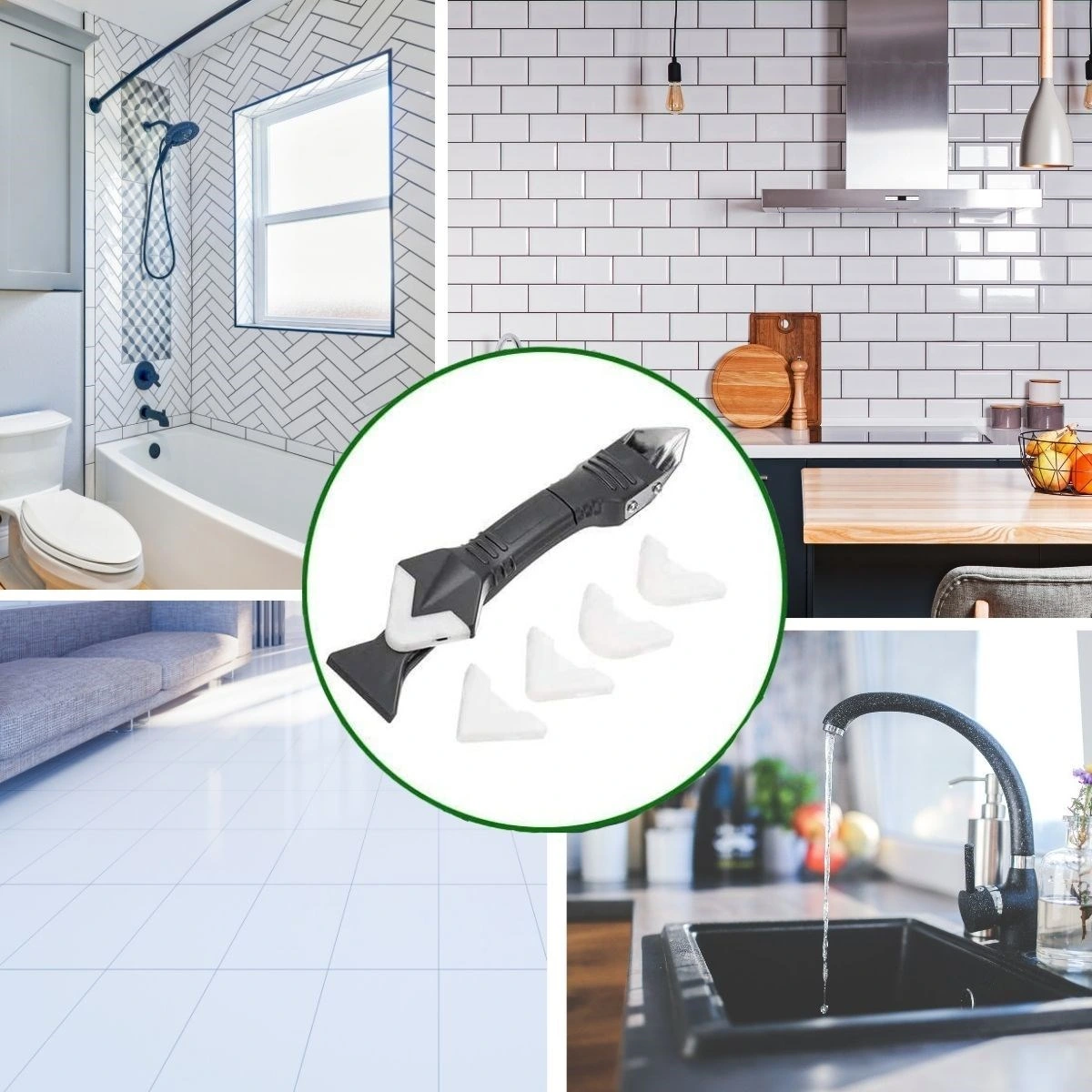 Fayans Derz Silikon Kazıyıcı Uygulayıcı ( Lisinya )