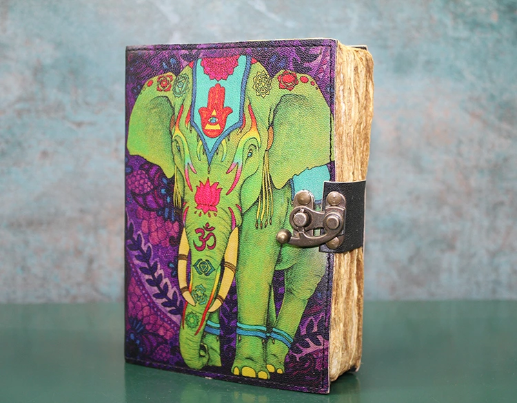 Fil Tasarımı Deri Defter ( Lisinya )